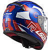 МОТОШОЛОМ ЗАКРИТИЙ LS2 FF353 RAPID STRATUS КОЛІР BLUE RED WHITE, фото 3