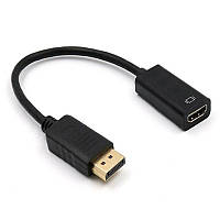 Адаптер, перехідник, конвертер DisplayPort DP на HDMI 1080P + кабель