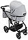 Коляска 2 в 1 Adamex Zico Tip TK-83 сірий, фото 4