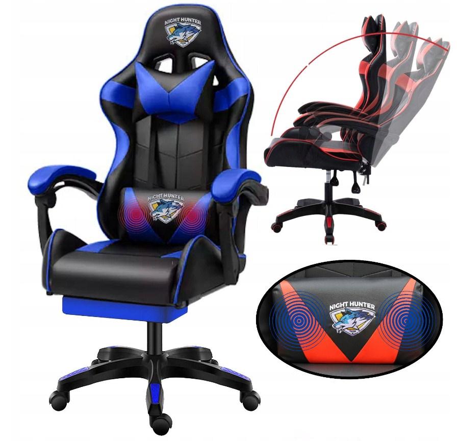 Ігрове комп'ютерне крісло FOX 2 синій  CHAHO Gordon M1 G265