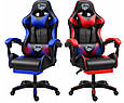 Ігрове комп'ютерне крісло FOX 2 синій  CHAHO Gordon M1 G265, фото 4