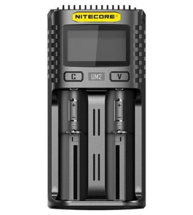 Розумний зарядний пристрій для акумуляторів Nitecore UM2 на 2 порти