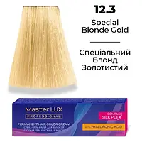 Стійка крем-фарба для волосся 12.3 Спеціальний Блонд Золотистий (60 мл)