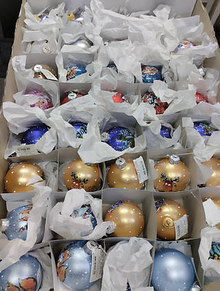 Куля скляна АСК із сюжетним малюнком d 65 мм 000045050