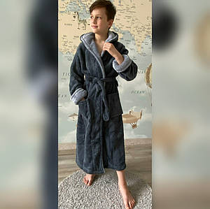 Дитячий-Прустковий халат для хлопчика теплий