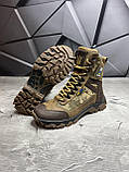 Берці Зимові Чоловічі Армійські (ЗСУ) Піксель Тактичні Черевики, фото 3
