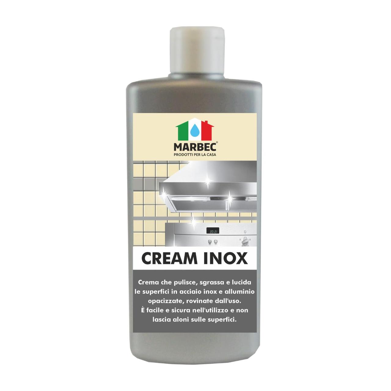 Крем для очищення нержавіючої сталі та алюмінію CREAM INOX, Marbec 0,25 л, фото 1