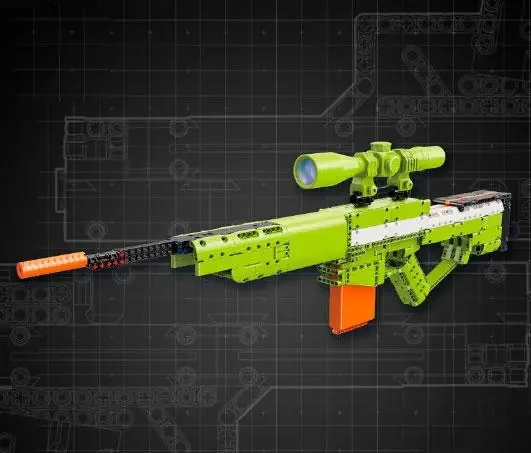 Дитячий конструктор Qman 52006 Снайперська гвинтівка м'які кулі 678 деталей, фото 1