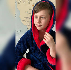 Дитячий халат для хлопчика кольоровий