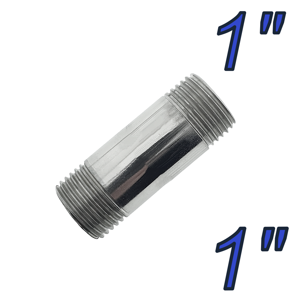Згін неіржавка різь 1/1" зовнішня — зовнішня