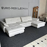 Новий шкіряний диван п-подібної форми Німеччина, фото 2
