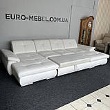 Новий шкіряний диван п-подібної форми Німеччина, фото 7