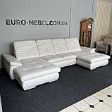 Новий шкіряний диван п-подібної форми Німеччина, фото 5