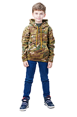 Худі дитяча флісова ARMY KIDS камуфляж Мультикам, фото 4