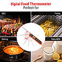 Цифровий термометр складаний для м'яса, молока, овочів тощо ThermoPro TP03H (-50 °C... 300 °C) IP65 з магнітом, фото 8