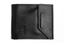 Кожаный зажим для денег черный Арт.1206/10 "GP" Італія - (Україна)