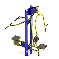 Уличный тренажер "Тяга сверху/жим от груди" SG123