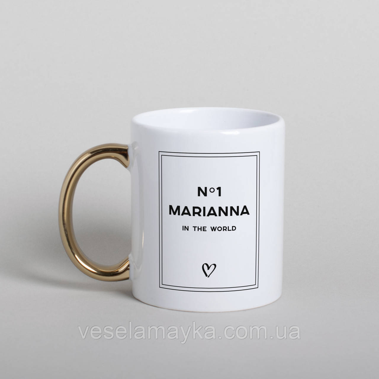 Чашка "№1 in the world" персоналізована, англійська
