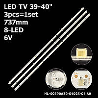 LED подсветка TV 39-40" JL.D39042330-006AS-M_V01 PRESTIGIO: D1TV40SS05Y, PTV40SS04Y-CIS-ML CX400DLEDM 1шт.