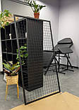 Сітка (рамка) чорна металева на стіну для декору ПІД ЗАМОВЛЕННЯ, фото 3