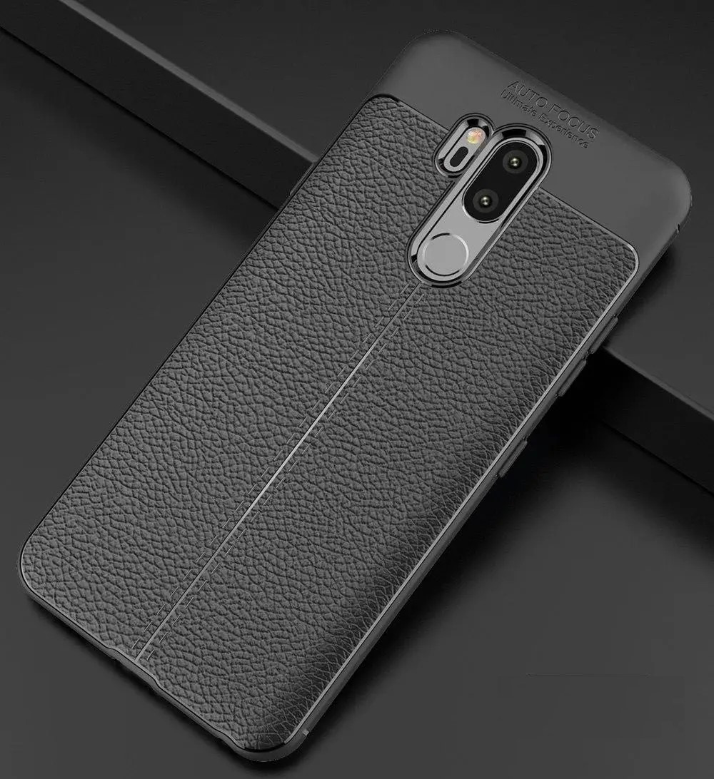 Силіконовий чохол бампер для LG G7 Thinq чорний протиударний