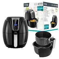 Мультипечь с антипригарным покрытием TEESA DIGITAL AIR FRYER 3,2L с таймером электрическая фритюрница для дома