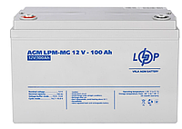 Аккумулятор LogicPower LPM-MG 12V-100 Ah | Батарея для бесперебойника | Внешняя батарея для ИБП | АКБ AGM 100A