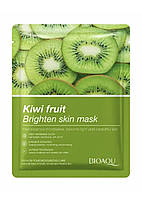 Маска для обличчя BIOAQUA Kiwi Fruit Brighten Skin Mask з екстрактом ківі освітлювальна 25 г