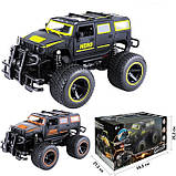 Велика машинка джип позашляховик на радіокеруванні з підсвічуванням фар амортизаторами і дверима що відкриваються, фото 10