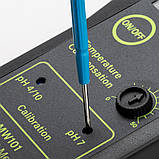 Професійний PH-метр Milwaukee MW101 PRO, 0.00-14.00 pH ±0.02 pH, калібрування ручне, Угорщина, фото 5