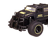 Велика машинка джип позашляховик на радіокеруванні з підсвічуванням фар амортизаторами і дверима що відкриваються, фото 7
