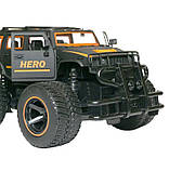 Радіокерована велика машинка джип Позашляховик на пульті управління Підсвічування фар і відчиняються двері, фото 4