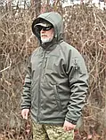 Куртка тактична Softshell утеплена з Omni-heat Олива / Куртка Софтшелл військова, фото 8