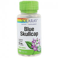 Натуральная добавка Solaray Blue Skullcap 425 mg, 100 вегакапсул