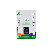 Карта Памяти T&G MicroSDHC 32gb UHS-3 10 Class & Adapter Цвет Чёрный