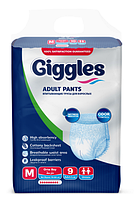 Підгузок-трусики для дорослих Giggles Medium 9 крапель 70-120 см (9 шт)