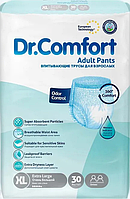 Підгузки труси для дорослих Dr Comfort Extra Large 120-170 см 5.5 кр. 30 шт памперси при нетриманні сечі