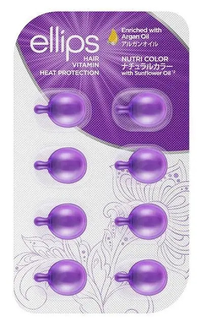 Вітаміни для волосся Сяйво кольору Ellips Hair Vitamin Nutri Color, 8x1 мл
