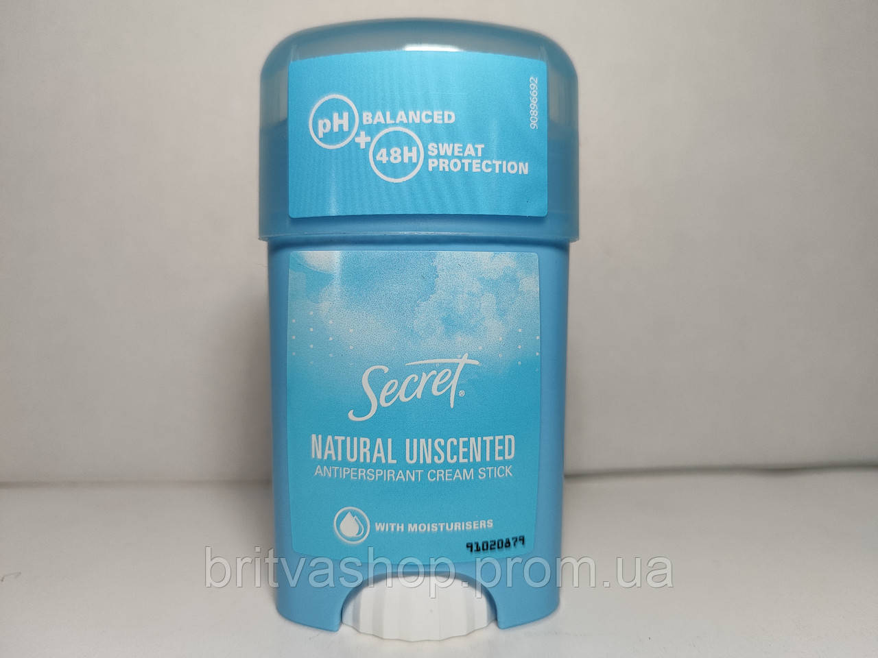 Кремовий антиперспірант  Secret "Natural unscented" , без запаха, 40мл