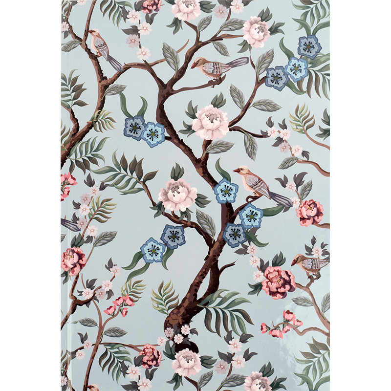 Книга записна А4 96арк., кліт., Birds&Flowers-3
