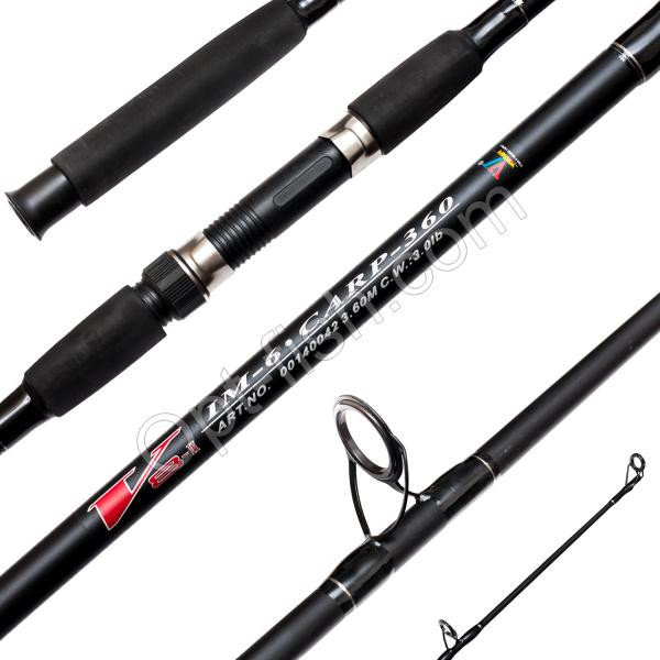Коропове вудлище шт3 Carp V8 im6 3LB No00140042 88-122 3,6 м *