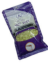Віск плівковий для депіляції Hard wax beans у гранулах 100 г (пакет) Мед
