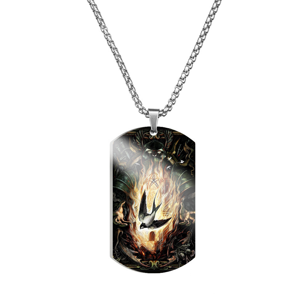 Кулон підвіска у вигляді жетона Ластівка Swallow Відьмак The Witcher