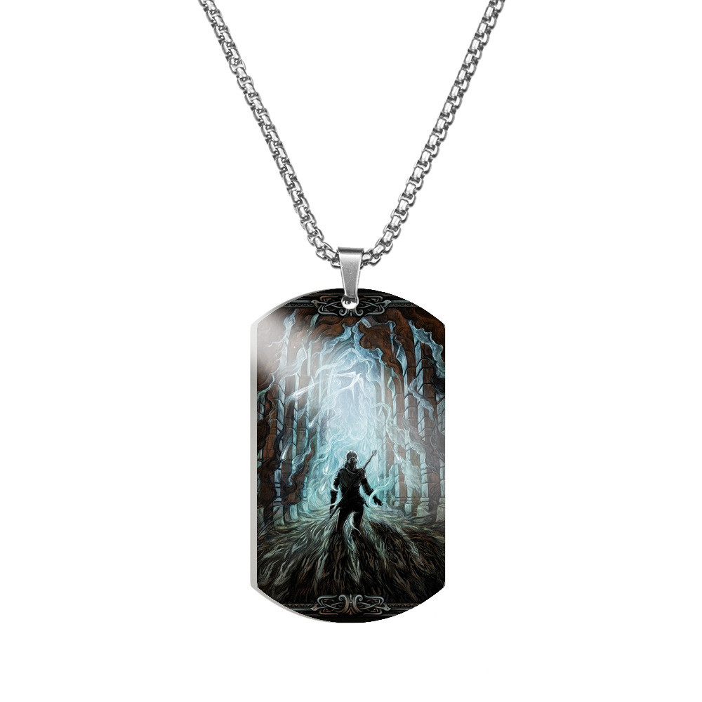 Кулон підвіска у вигляді жетона Відьмак The Witcher Cirilla, фото 1