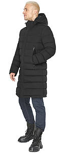 Брендова чорна чоловіча куртка на зиму модель 51801 50 (L)