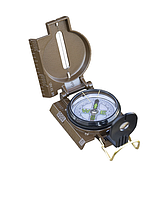 Туристичний універсальний похідний компас польовий для кемпінгу Mil-Tec з полікарбонатним корпусом для активного відпочинку з