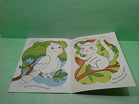 Ранок Кенгуру Розмальовки Віршики Завдання Зоопарк, фото 4