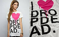 Женская футболка Drop Dead Clothing - I Heart Big Tee Bmth Oliver Sykes Emo