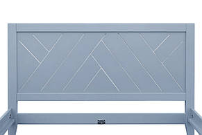 Ліжко двоспальне з масиву сосни АРТЕМІДА Мікс меблі, колір сірий (патина срібло), фото 4