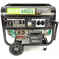 Генератор бензиновый Iron Angel EG 7500 ME 7,5 кВт c электростартером